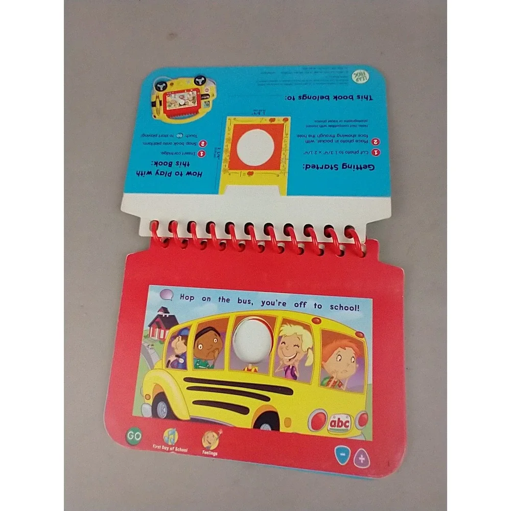 LeapFrog My First LeapPad Book My First Day of School BOOK ONLY NO CARD